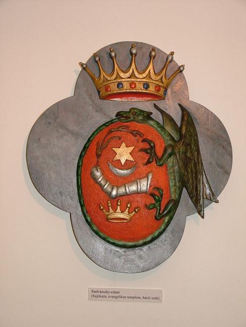 Radvánszky címer a sajókazai templomból