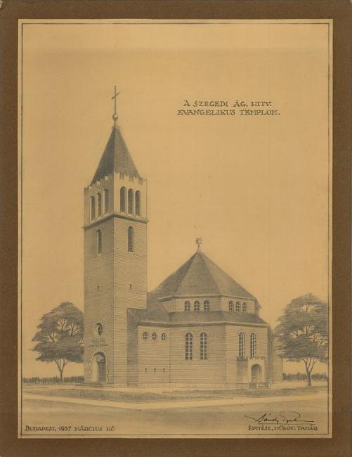 Szegedi templom terve